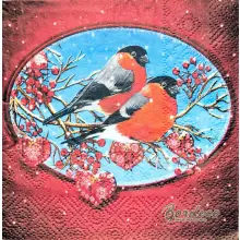 Serwetka do decoupage dwa gile 25x25 PIXIE Unikat