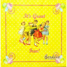 Serwetka do decoupage bawiące się dzieci w ciuciubabkę 25x25 PPD Unikat