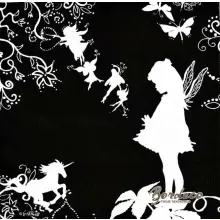 Serwetka do decoupage wróżki, elfy, jednorożec 33x33 PPD Unikat
