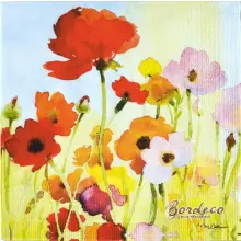 Serwetka do decoupage artystyczne kwiaty 33x33 PPD Unikat