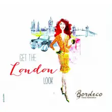 Serwetka do decoupage londyński look 33x33 PPD Unikat