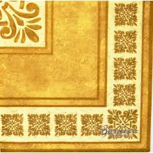Serwetka do decoupage złote ornamenty, mozaika 33x33 PPD Unikat