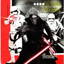 Serwetka do decoupage STAR WARS, Kylo Ren, Rey 33x33 PROCOS Unikat