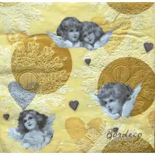 Serwetka do decoupage buźki aniołków Paper+Design Unikat