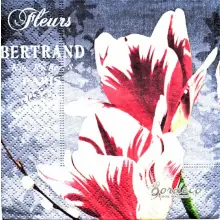 Serwetka do decoupage tulipany papuzie 25x25 Paper+Design Unikat