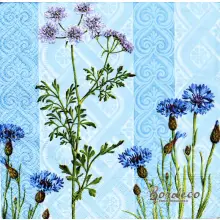 Serwetka do decoupage polne kwiaty, chabry Paper+Design Unikat