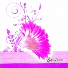 Serwetka do decoupage kompozycja z gerberą 33x33 R&F Unikat