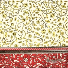 Serwetka do decoupage ozdobna tapeta z motywami roślinnym 33x33 R&F Unikat