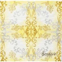 Serwetka do decoupage subtelny ornament 33x33 R&F Unikat