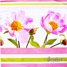 Serwetka do decoupage kwiaty zawilce, anemony 33x33 R&F Unikat