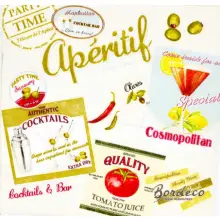 Serwetka do decoupage Aperitif, koktaje, drinki 25x25 R2S Unikat