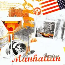 Serwetka do decoupage Manhattan 25x25 R2S Unikat