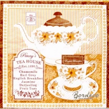 Serwetka do decoupage zestaw do  herbaty 25x25 R2S Unikat