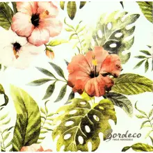 Serwetka do decoupage kwiaty i liście 33x33 RAVI Unikat