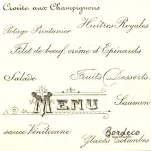 Serwetka do decoupage menu 33x33 SAGEN