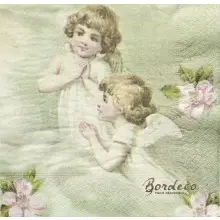 Serwetka do decoupage modlące się amorki 33x33 SAGEN