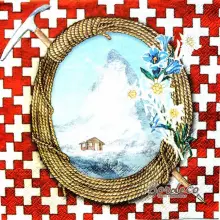 Serwetka do decoupage alpejski widoczek 33x33 SWEET PAC, Unikat