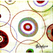 Serwetka do decoupage koła okręgi 33x33 TI-FLAIR Unikat