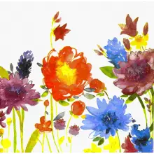 Serwetka do decoupage akwarelowa łąka 33x33 VILLEROY Unikat