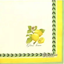 Serwetka do decoupage owoce w rogach 33x33 VILLEROY Unikat