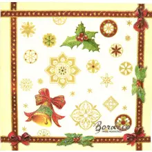 Serwetka do decoupage świąteczne akcesoria 25x25 VILLEROY BOCH Unikat