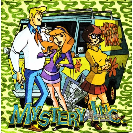 Serwetka do decoupage Scooby-Doo pies z kreskówki 33x33 ARPEX Unikat