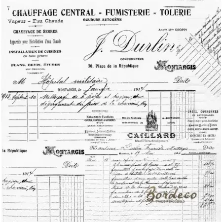 Serwetka do decoupage stare druczki, formularze 33x33 Atelier Unikat