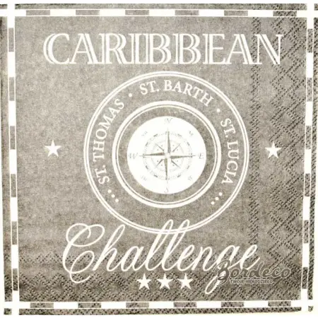 Serwetka do decoupage Caribbean Challenge 33x33 Ambiente Unikat