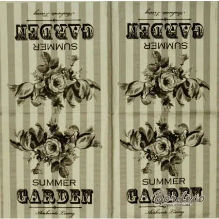 Serwetka do decoupage Summer Garden 33x33 Ambiente Unikat