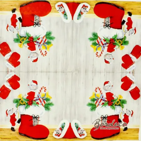 Serwetka do decoupage but i myszki 33x33 Ambiente Unikat