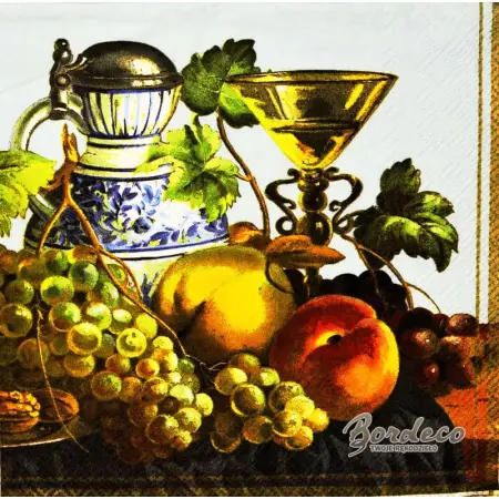 Serwetka do decoupage owocowa uczta 33x33 Ambiente Unikat