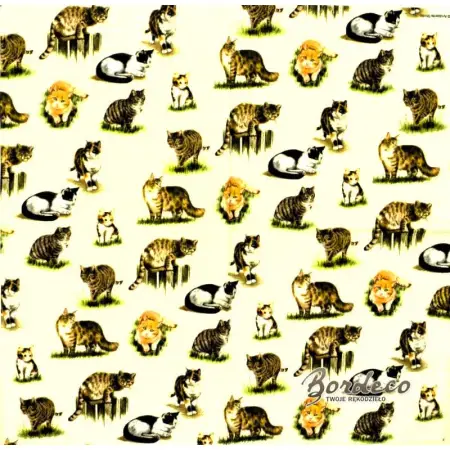 Serwetka do decoupage małe koty 33x33 Ambiente Unikat