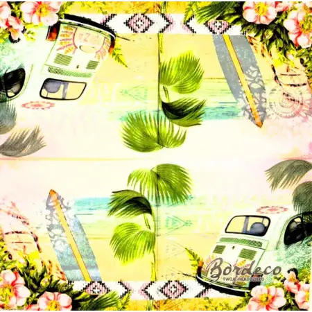 Serwetka do decoupage wakacje Ibiza 33x33 Ambiente Unikat