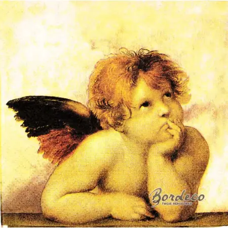 Serwetka do decoupage aniołki Rafaela Santi 25x25 Atelier Unikat
