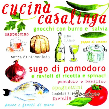 Serwetka do decoupage produkty kuchenne gospodyni domowej 33x33 Atelier Unikat