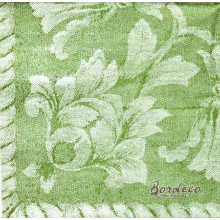 Serwetka do decoupage tkanina w motywy roślinne  33x33AVANT GARDE. Unikat.