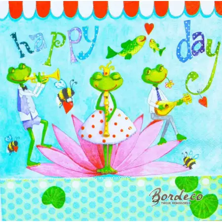 żabek grających na instrumentach muzycznych