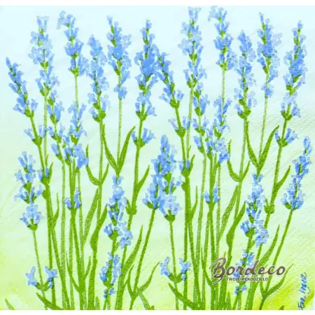 Serwetka do decoupage lawenda 25x25 DESIGN20+ Unikat