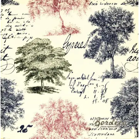 Serwetka do decoupage drzewa liściaste 33x33 DUNI. Unikat