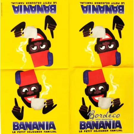 Serwetka do decoupage kawa po turecku BANANIA 33x33 EDITIONS CLOUET Unikat