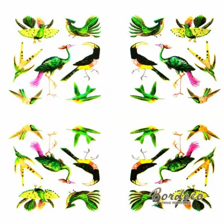 Serwetka do decoupage ptaki jak dinozaury 33x33 H&M Unikat