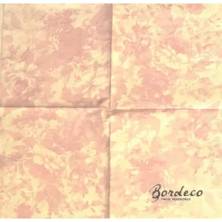 Serwetka do decoupage pastelowa tapeta w kwiaty 33x33 H&M Unikat