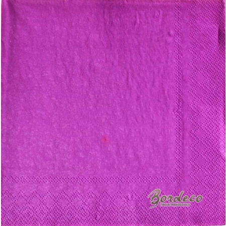 Serwetka do decoupage w kolorze fioletowym 33x33 HANKE Unikat