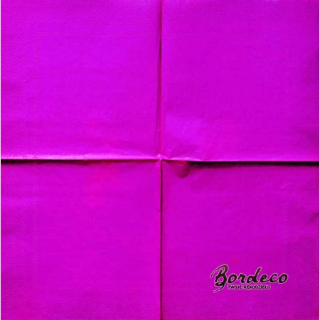 Serwetka do decoupage w kolorze fioletowym 33x33 HANKE Unikat