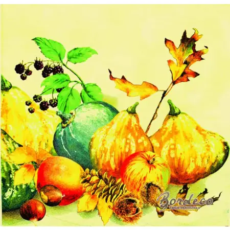 Serwetka do decoupage jesienne dynie 33x33 HOME Unikat