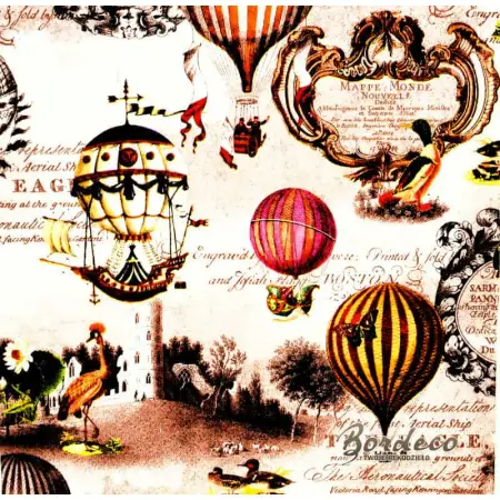 Serwetka do decoupage balony vintage 33x33 HOME Unikat