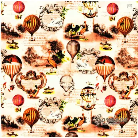 Serwetka do decoupage balony vintage 33x33 HOME Unikat