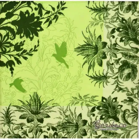 Serwetka do decoupage zielony ogród HOME Unikat