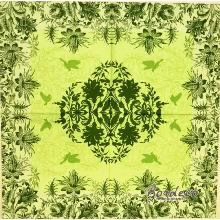 Serwetka do decoupage zielony ogród HOME Unikat