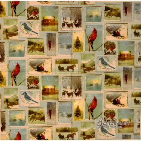 Serwetka do decoupage zimowe obrazki 33x33 IHR Unikat